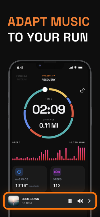 PaceSync: Music For Your Run Screenshot 2 of 7