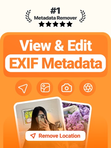 EXIF Metadata Editor & Remover iPad screenshot