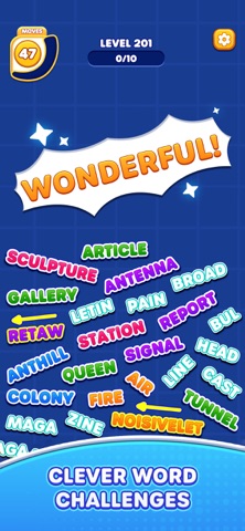 Sticker Word Jam iPhone screenshot