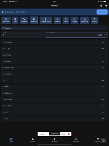 Metrix: Currency & Unit iPad screenshot