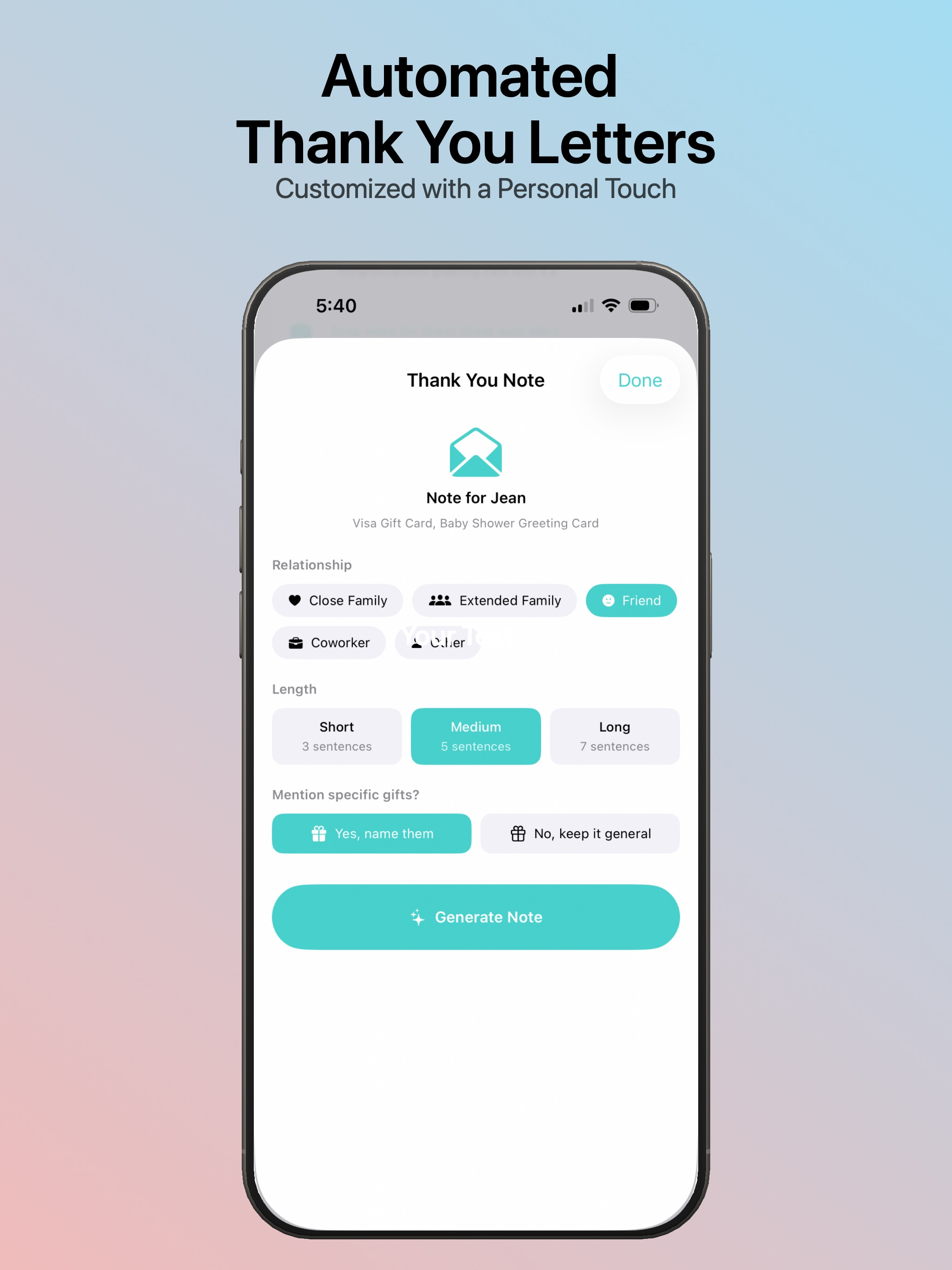 WrapSheet – Gift Tracker