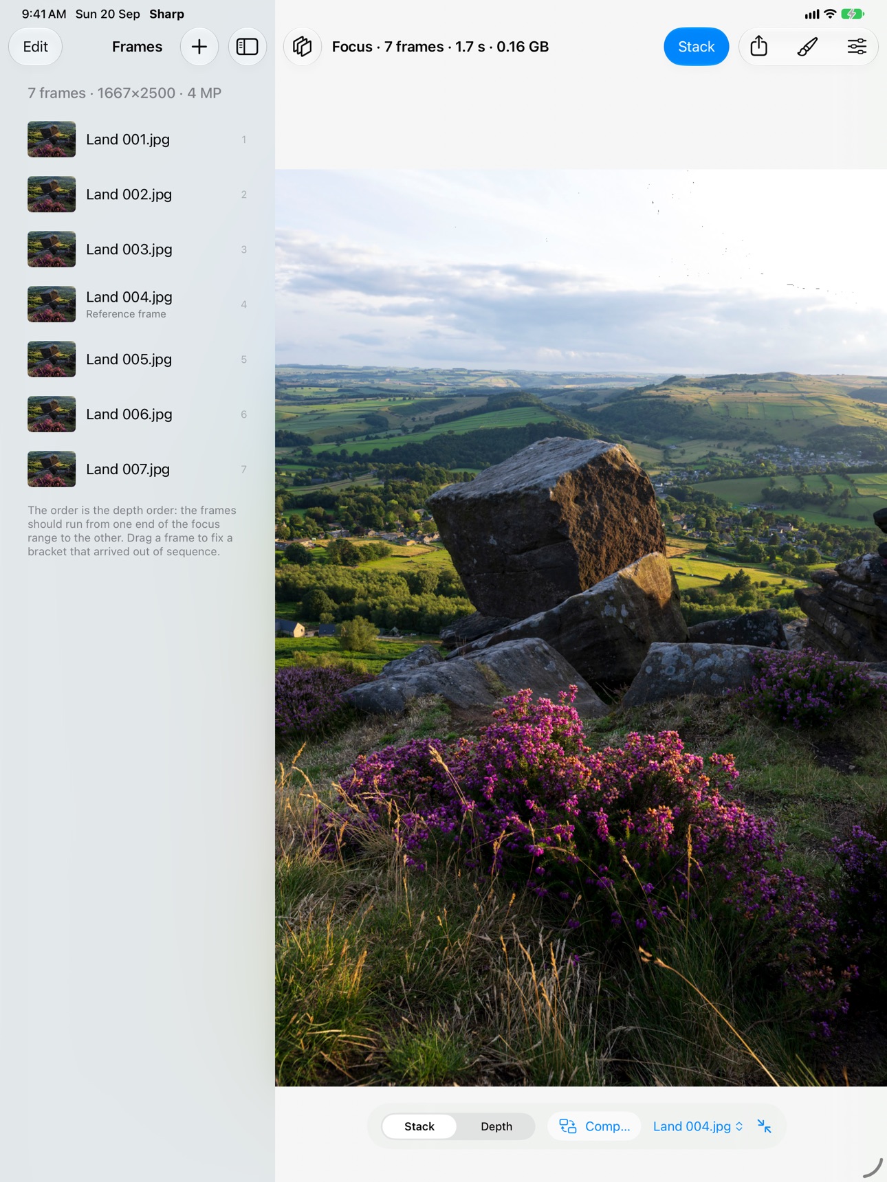 Screenshot 4 of Sharp: Multi-Frame Merge