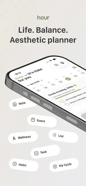 Hour: Daily Routine Planner screenshot 1
