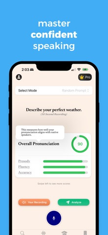 Vocabulary - Accent Training iPhone screenshot