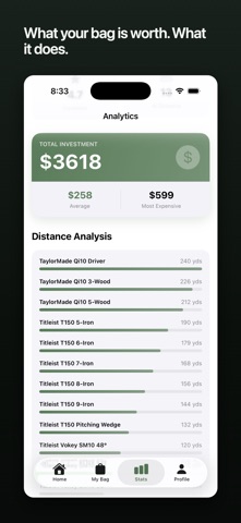 Golf Carry - Gear Manager Screenshot 6 of 7