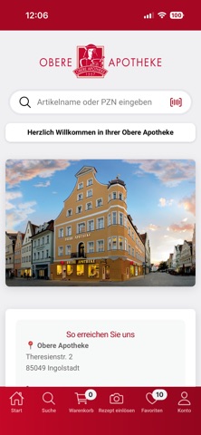 Obere Apotheke Ingolstadt iPhone screenshot