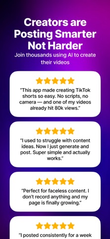 ShortsGPT: AI Reels and Shorts iPhone screenshot