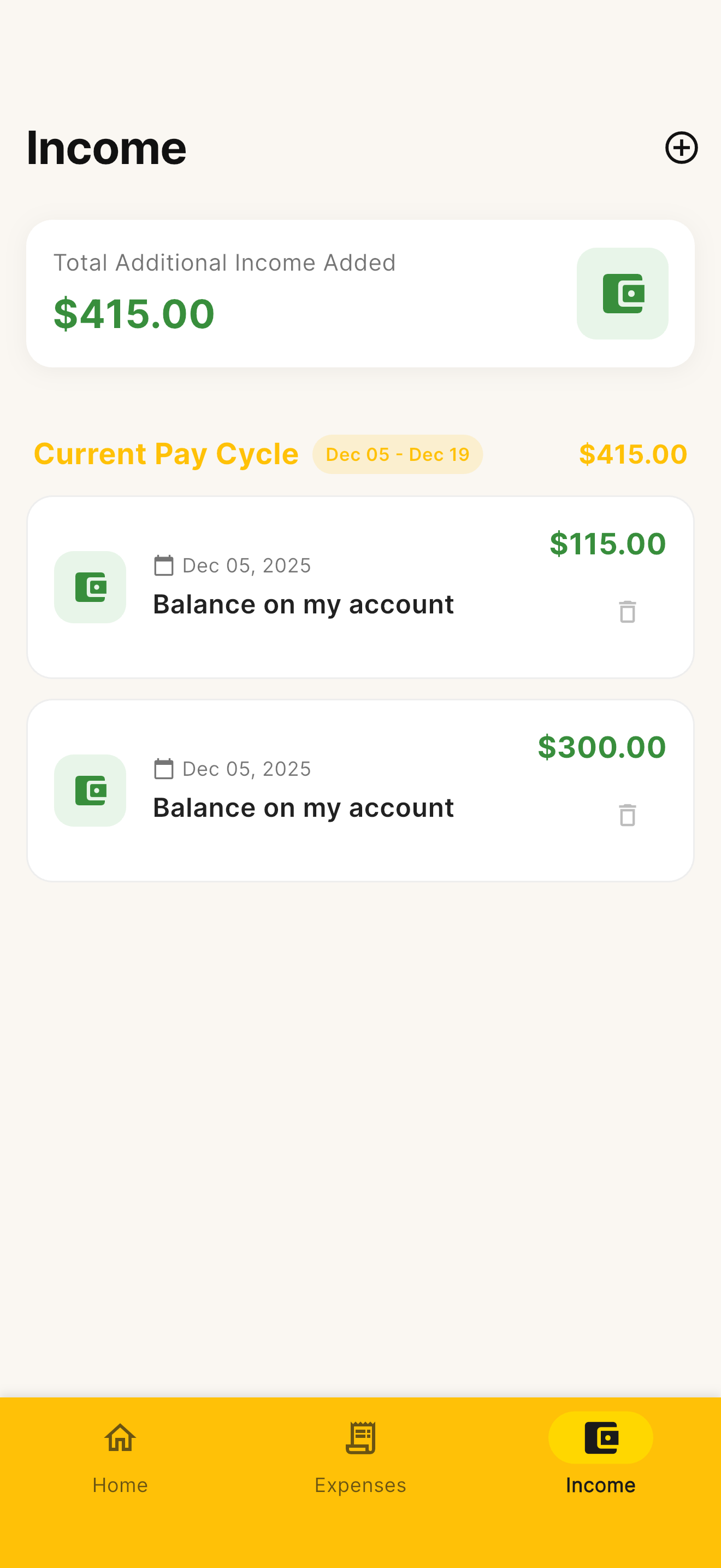 BillBee - Safe Spend Tracker