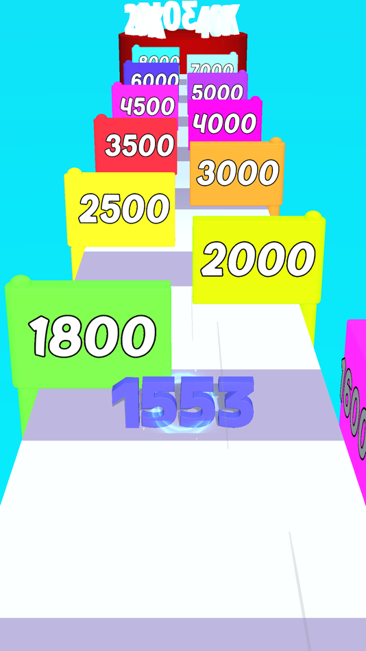 #3. Number Running- Run & Merge (iOS) Bởi: Muhammad Rizwan