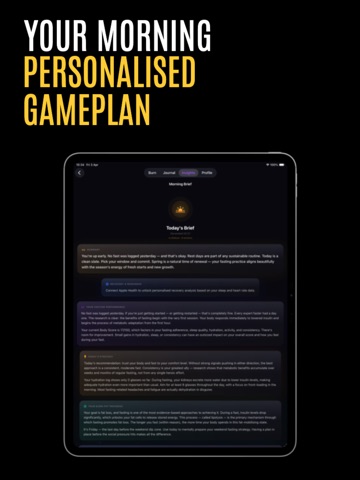 Burn Fasting iPad screenshot