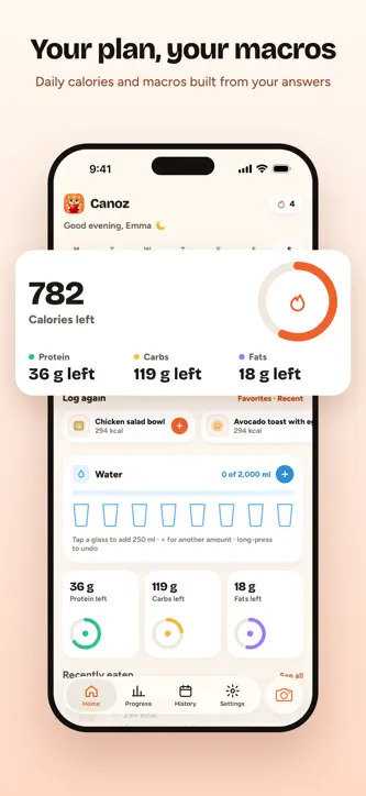 Canoz: AI Calorie Tracker screenshot 4