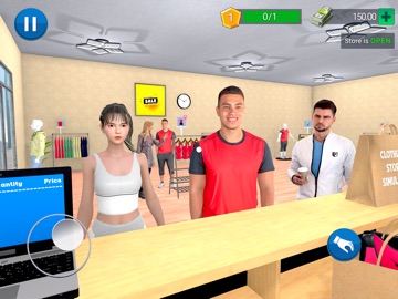 Clothing Store Simulator Game iPad screenshot