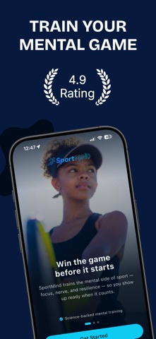 SportMind Health app screenshot