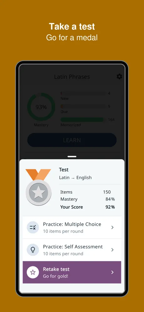 Latin Phrases Trainer screenshot 6
