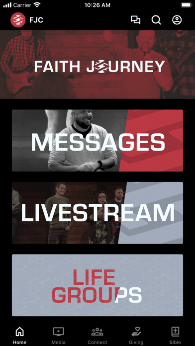 Faith Journey Church iPhone screenshot 1 - Education app