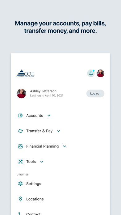 Corning Credit Union Screenshot