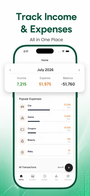 Cashkeep: Expense & Budget App screenshot 1