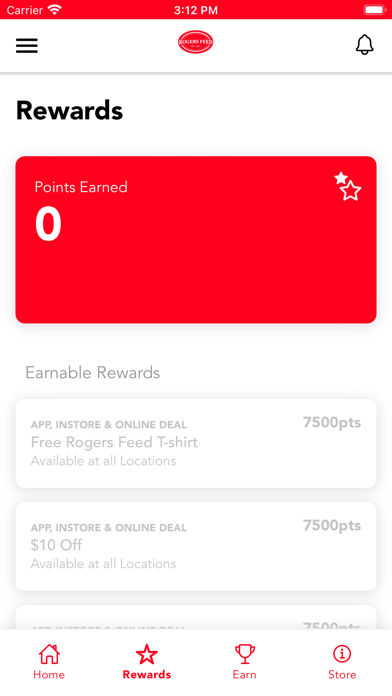 Rogers Feed Rewards Screenshot