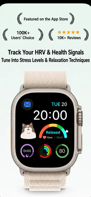 Stress Watch app for Cat Apple screenshot 1