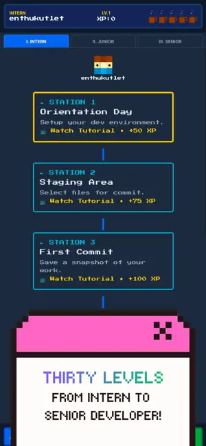 GitSetGo: Play & Learn Git screenshot 3