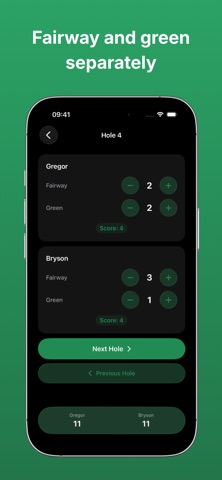 Golfcount: Simple golf count Screenshot 6 of 7