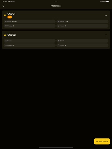 Miltech iPad screenshot
