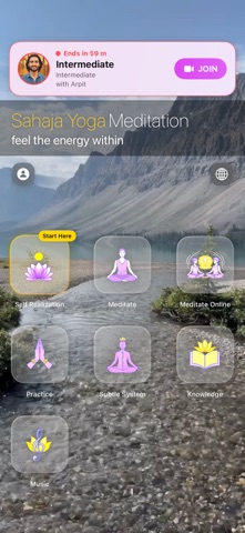 SahajaYoga-Meditation iPhone screenshot