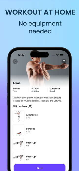 30 Day Workout - QuickFit Screenshot 4 of 9