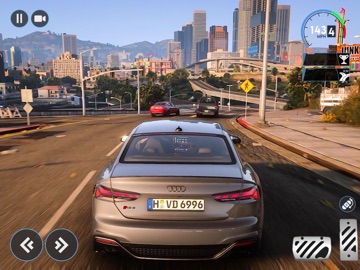 Real Highway Car Driving games iPad screenshot