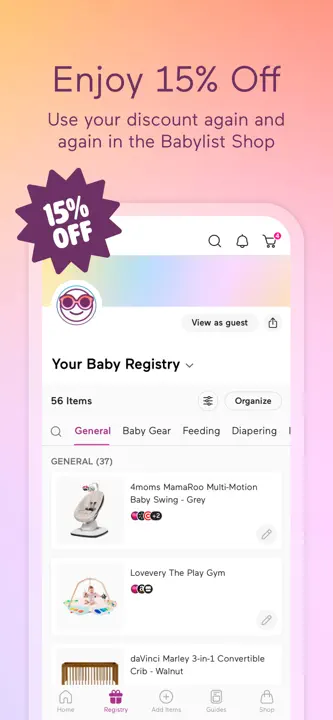 Babylist Baby Registry: Screenshot 7 von 10
