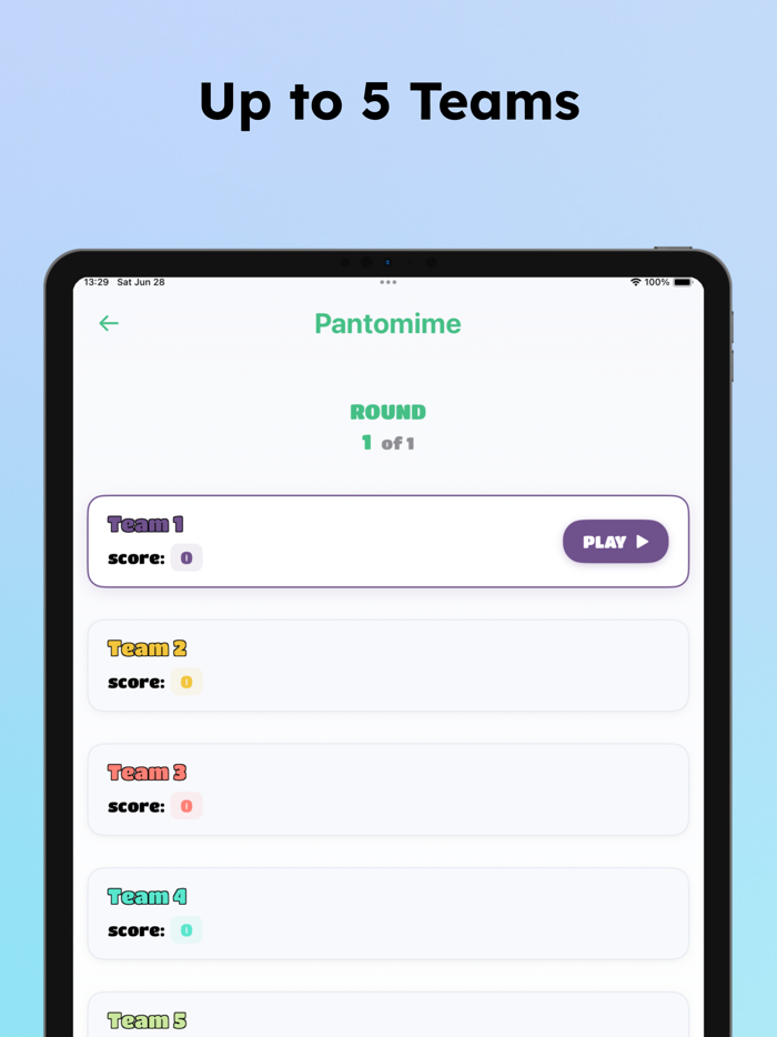 Pantomime Party Group Games