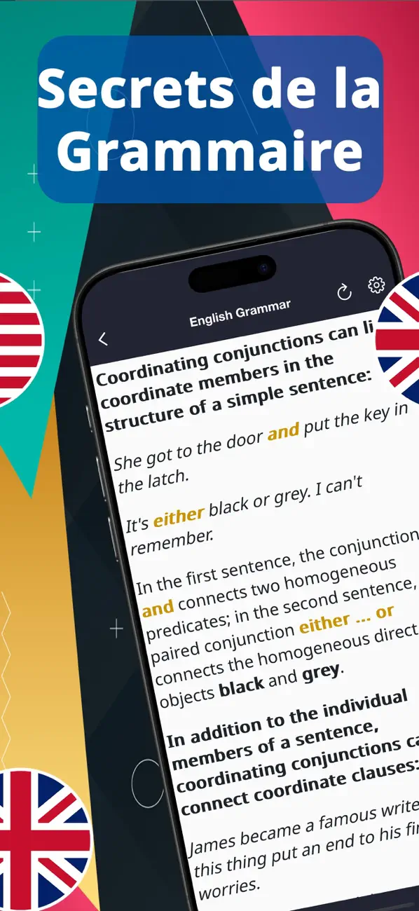 Screenshot #2 pour Parler anglais: grammaire