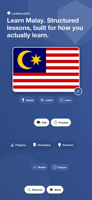 Learn Malay - LingoCore screenshot 1