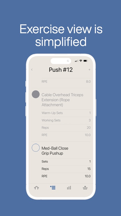 Minlog: Workout Tracker screenshot-3