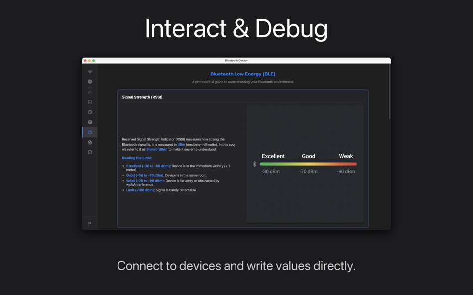 #6. Bluetooth Doctor (macOS) Ved: Shimon Benichou