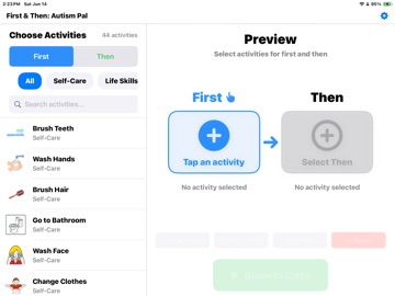 First and Then Visual Schedule iPad screenshot