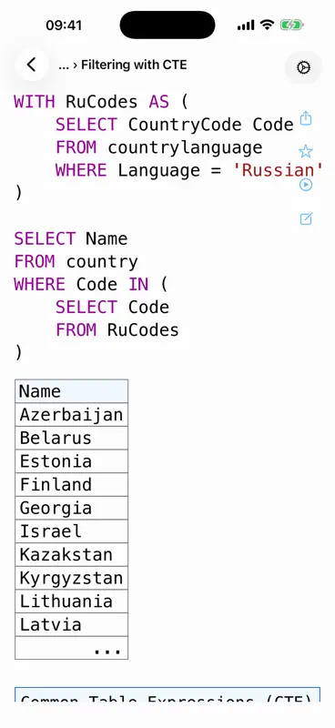 SQL Recipes screenshot 2 of 10