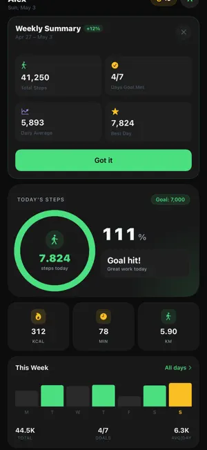 Pedometer — Step Counter screenshot 4