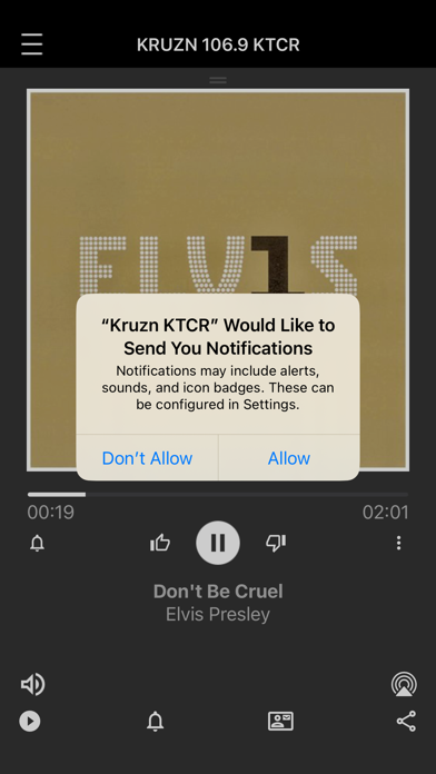 Kruzn KTCR app screenshot