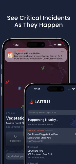 LAIT911 - Fire, Police, Safety screenshot 1