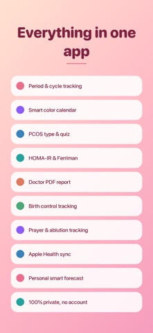 Mensy: Period Tracker Screenshot 10 of 10