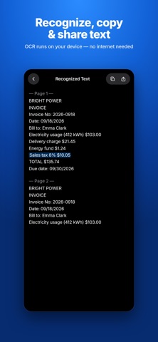 Tara Scan: PDF & OCR screenshot 5