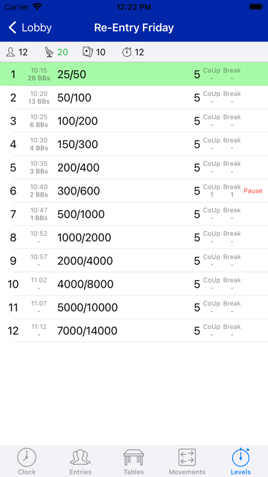 CasinoWare Tournament Control Screenshot