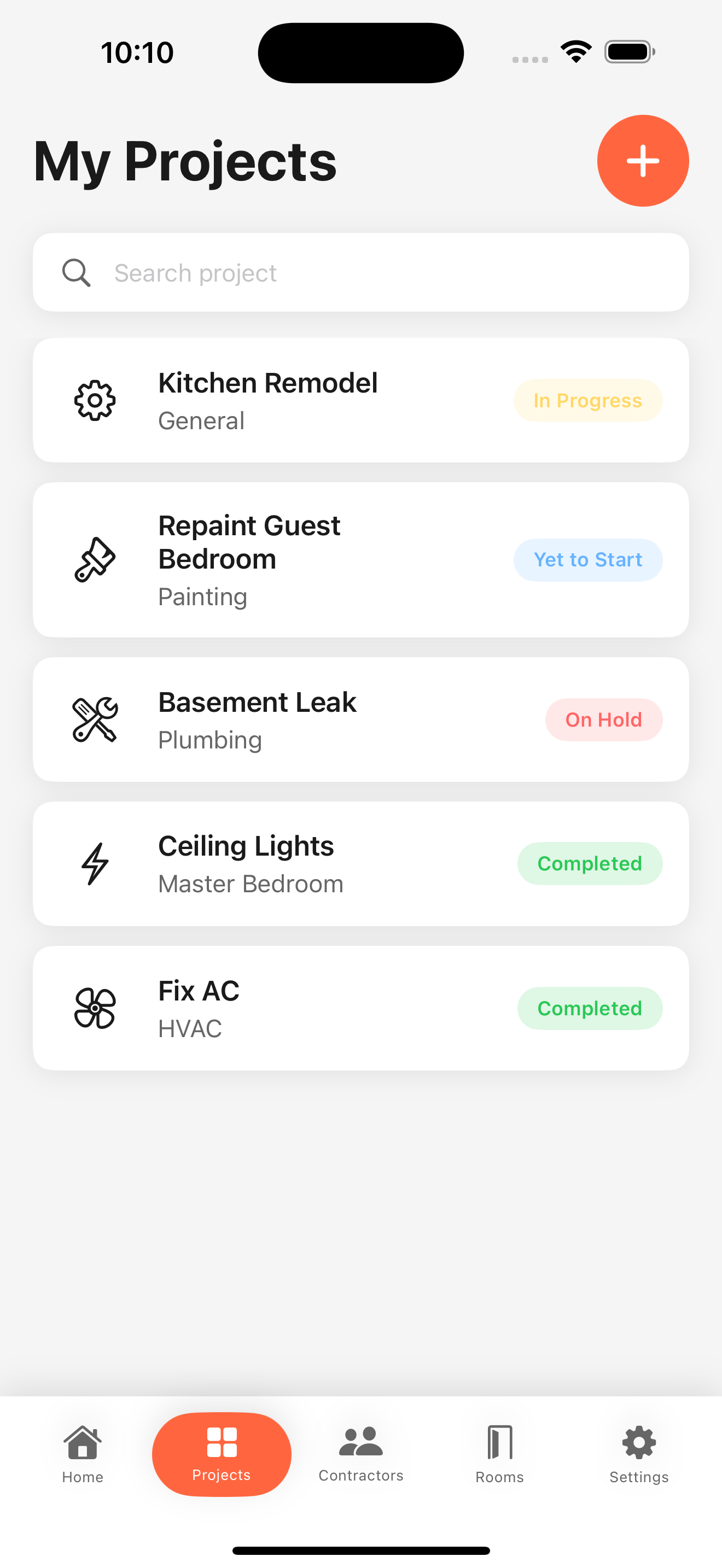 MyHome: Home Projects Tracker screenshot 3
