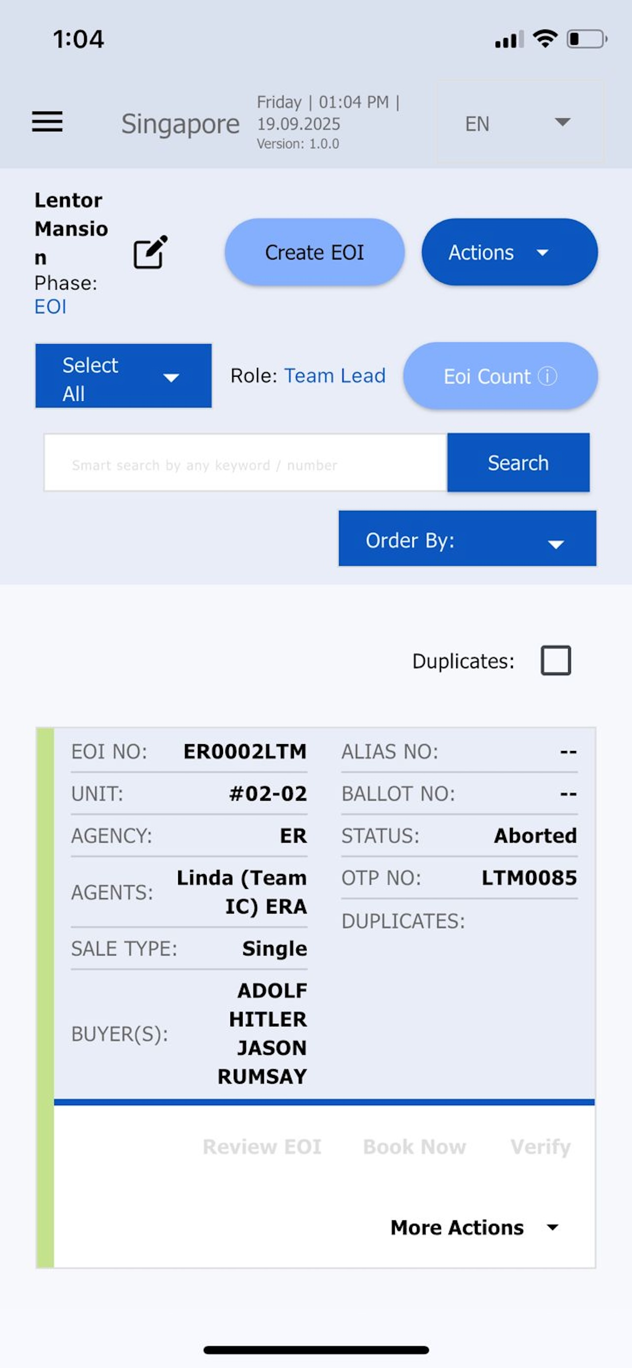 Digital Bookings