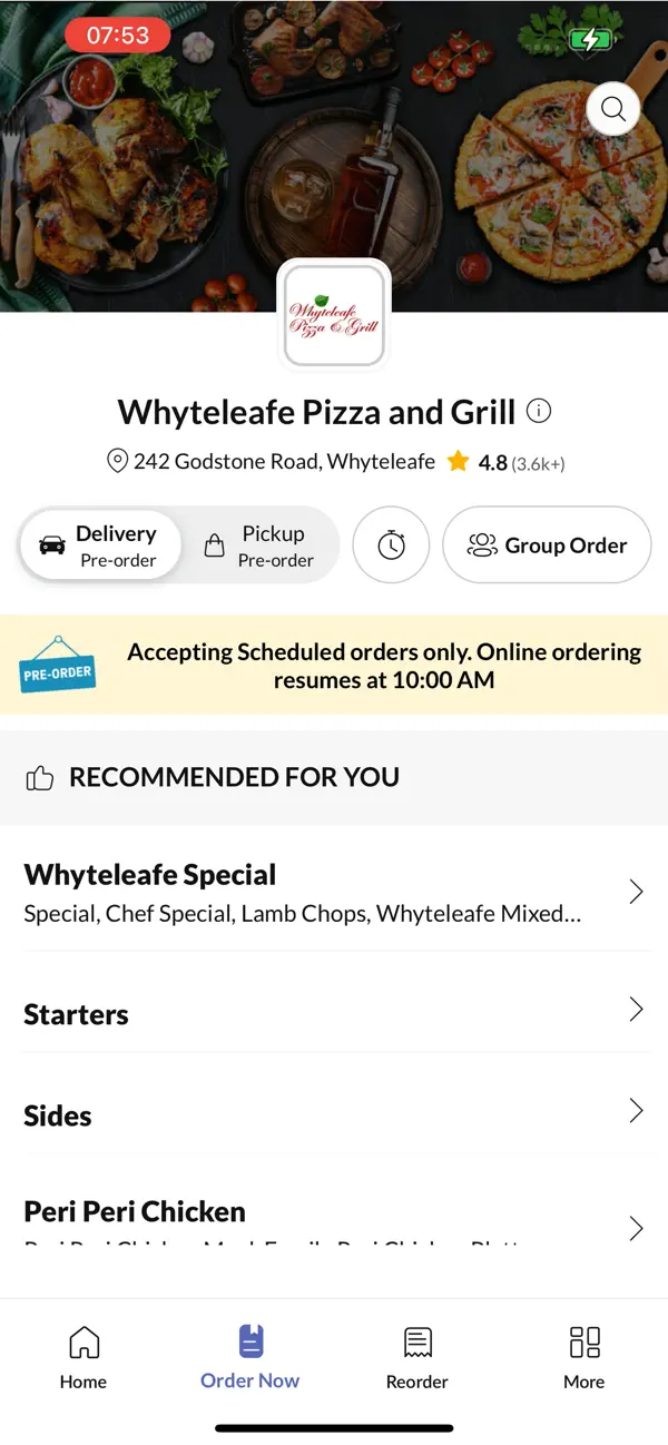 Screenshot #2 pour Whyteleafe Pizza and Grill