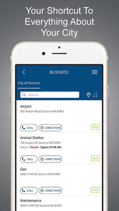 Screenshot #1 pour City of Socorro, NM