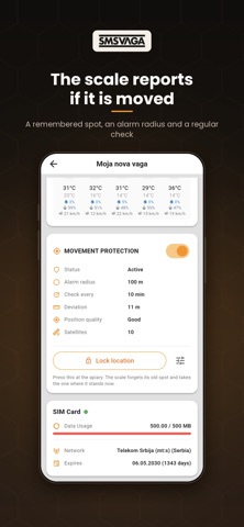 SMS Vaga – Hive Scale Screenshot 4 of 8