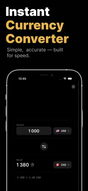 Currency Converter — Curex screenshot 1