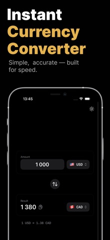 Currency Converter — Curex Screenshot 1 of 5